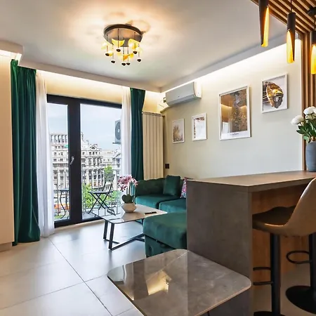 Appartement Riverfront Panorama - Emerald 2br, Piata Unirii Boekarest